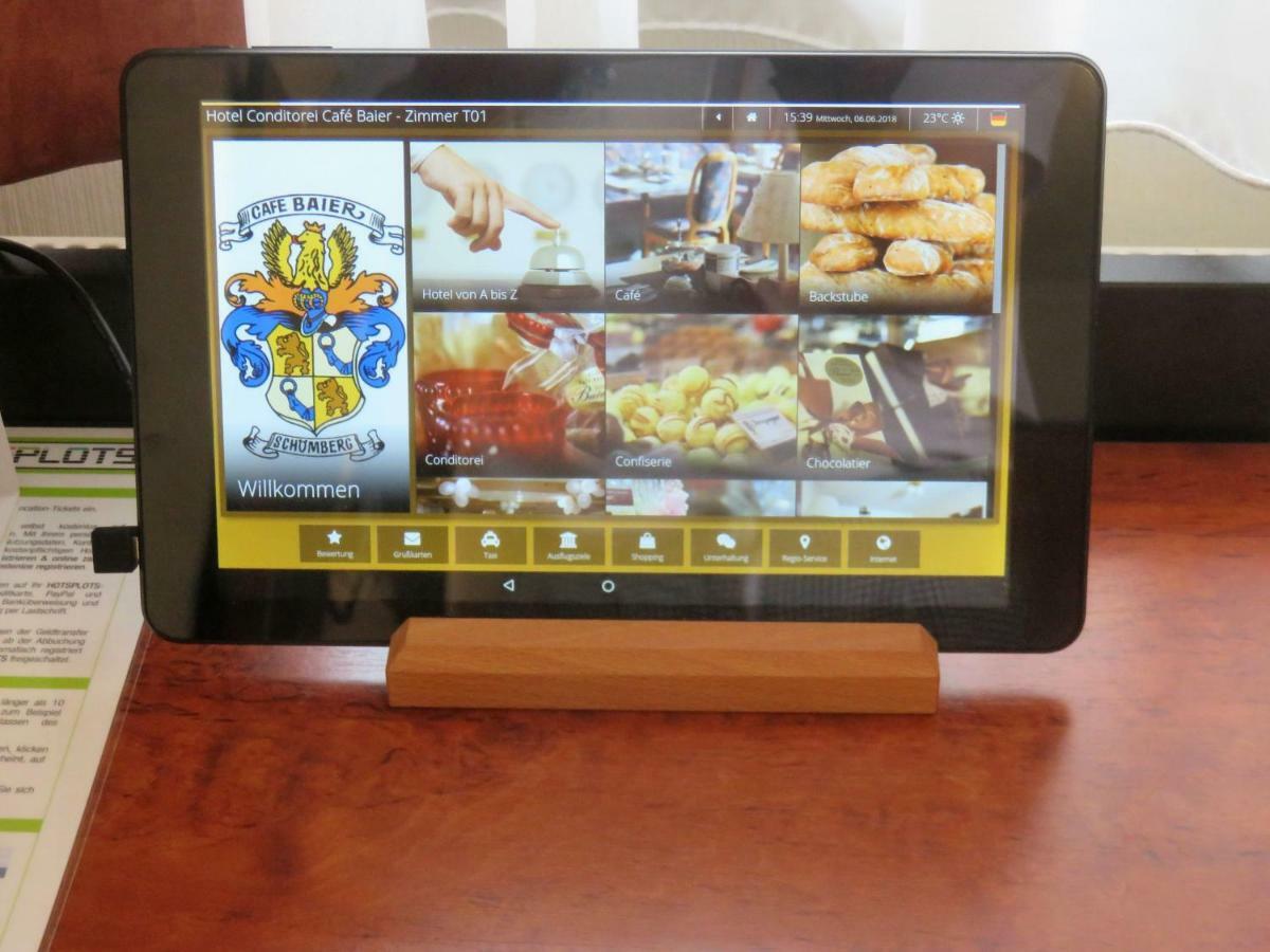 Hotel Conditorei Cafe Baier Schoemberg  Luaran gambar